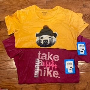 Columbia XS Shirts NWT